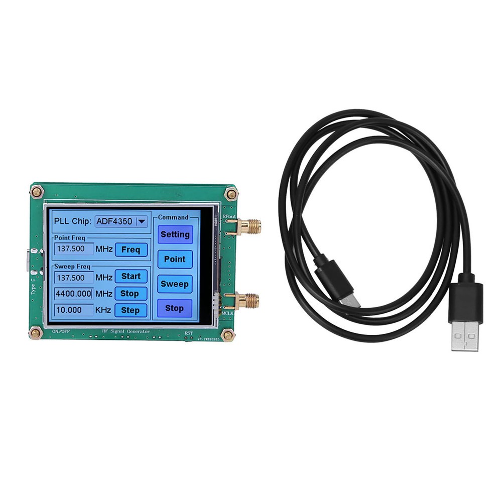Generator Full Touch Screen RF Sweep Frequency PC Control W/ Data Cable