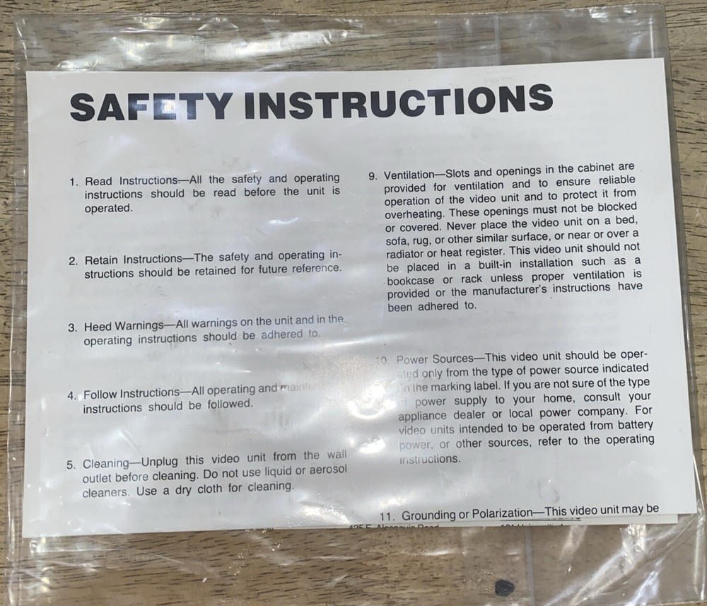 Panasonic CATV Adapter PV-CT2 - NEW