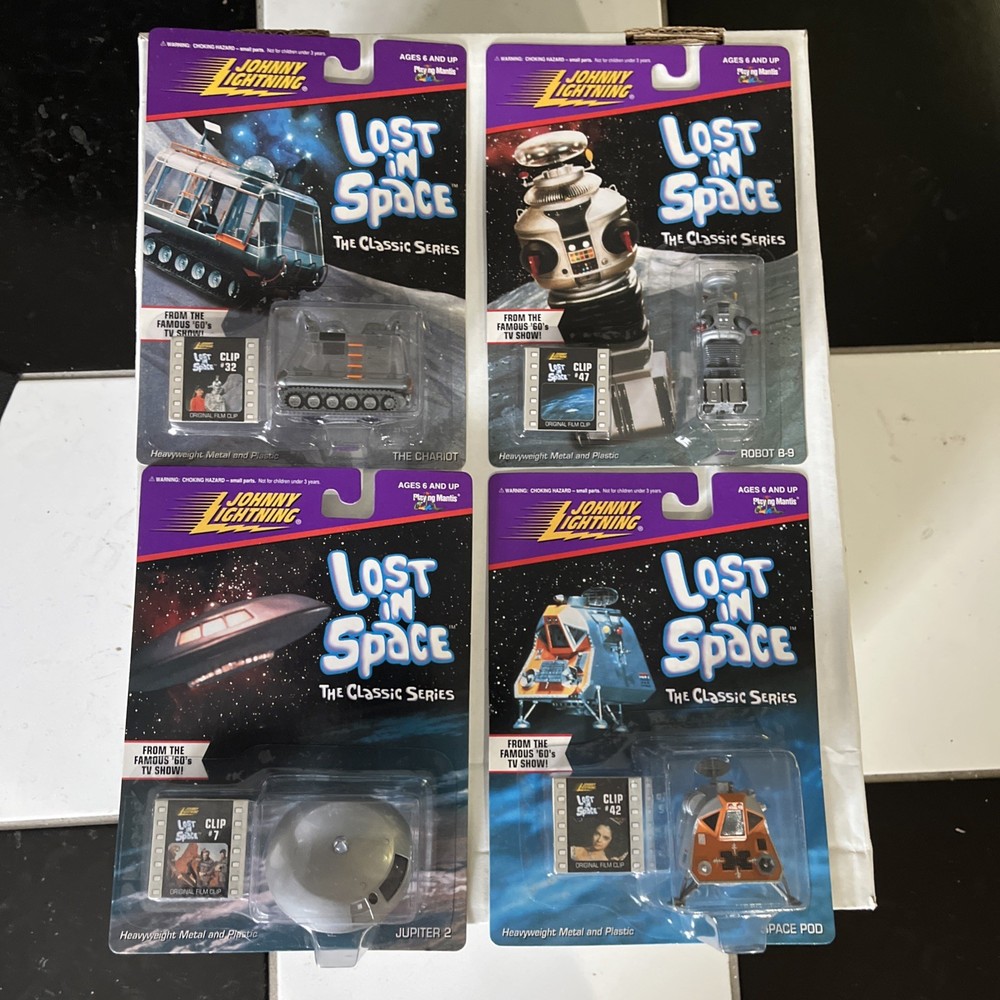 1998 PLAYING MANTIS Johnny Lightning LOST IN SPACE Series 4 Piece Set