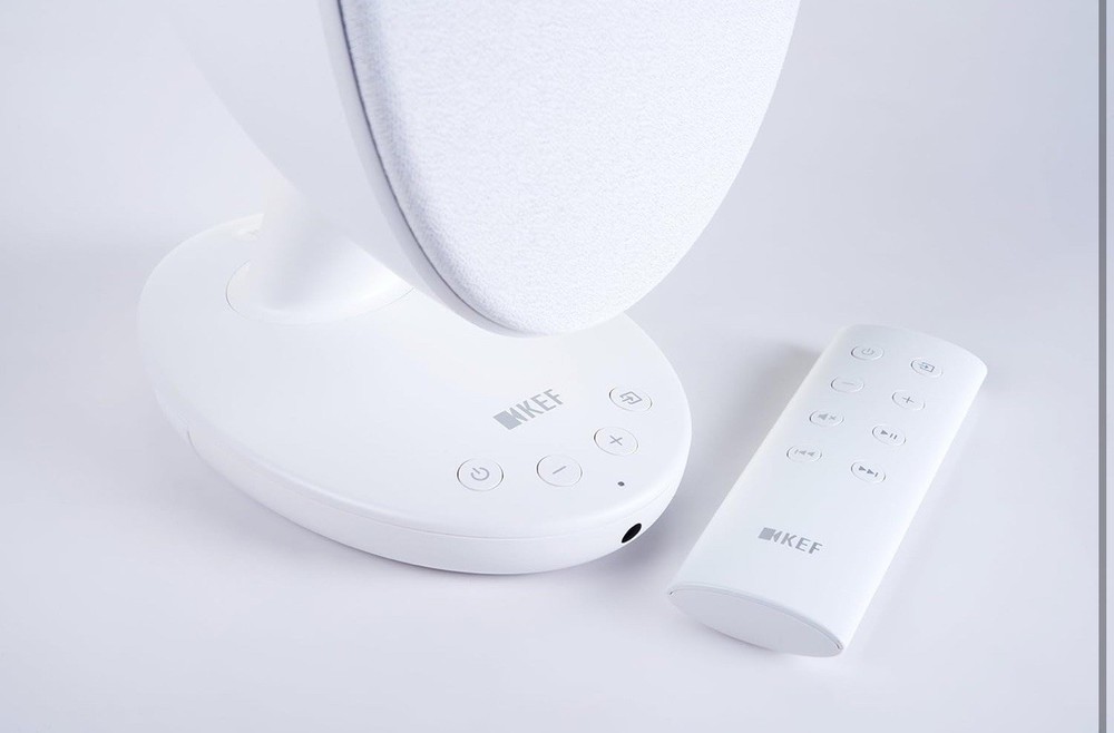 KEF EGG Versatile Desktop Speaker System - Gloss White (Pair)