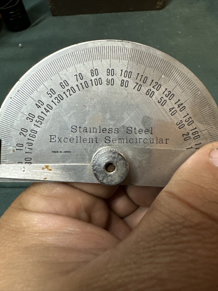 Stainless Steel Excellent Semicircular Protractor
