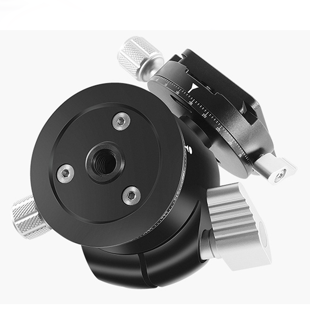 55mm Low center gravity tripod panoramic head With Quick Release Plate for DSLR