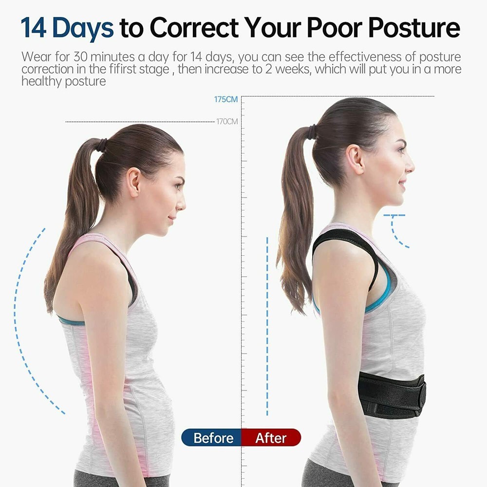 Adjustable Posture Corrector Heavy Lifting Back Support Belt Secure Safety Work