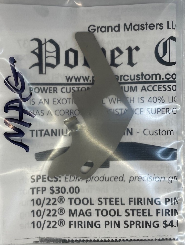 Power Custom ® Ruger® 10/22® Magnum Titanium Auto Bolt Release