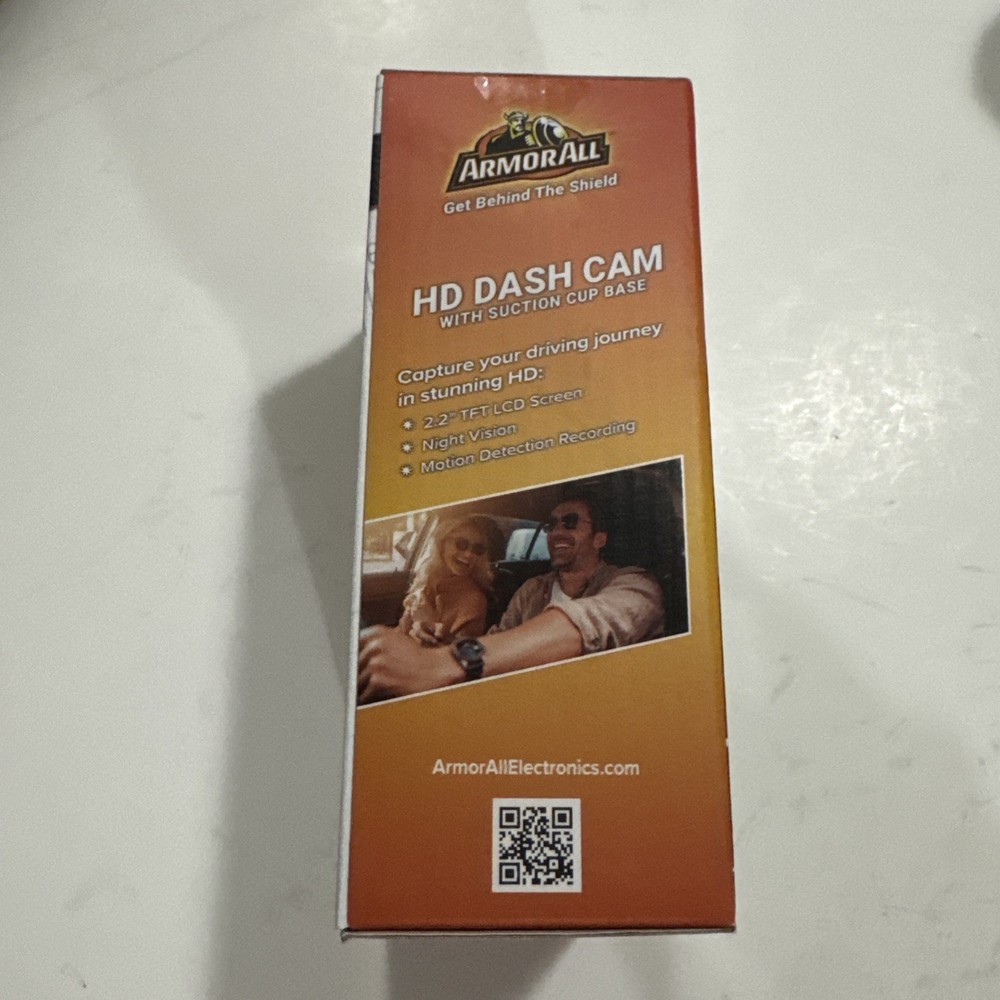 ARMOR ALL Dash Windshield 2.2" LCD HD CAM Night Vision LED Motion Detection E49