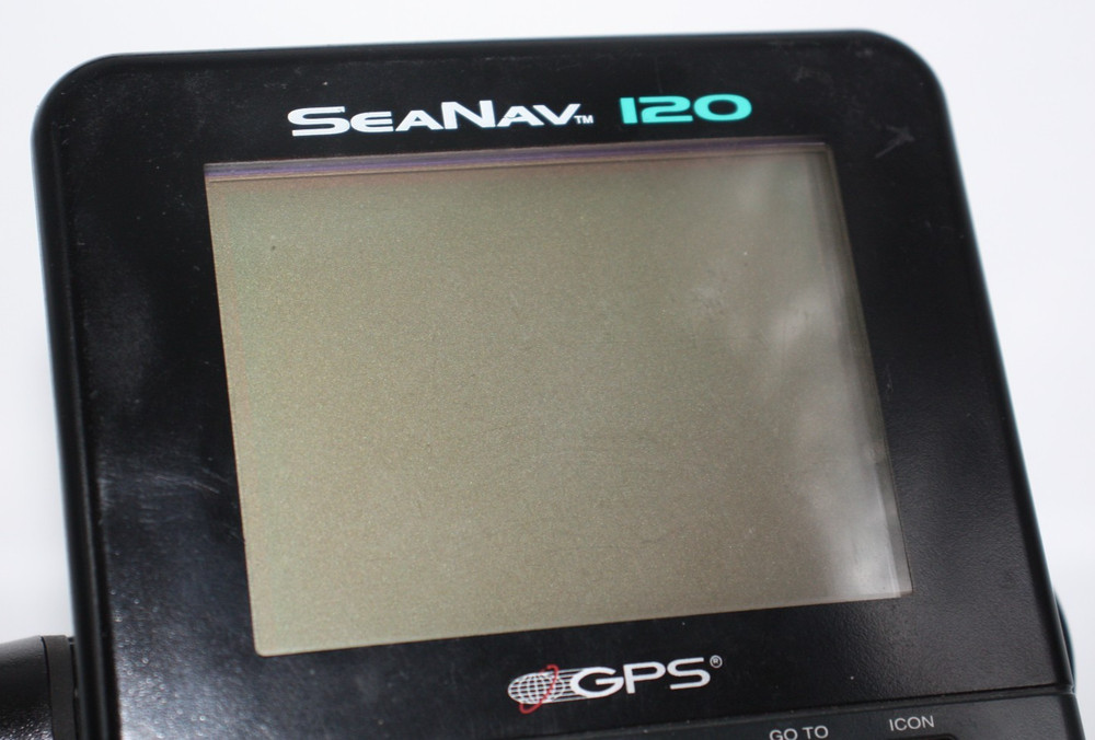 SeaNav 120 Marine GPS Chart Plotter Boat Sea Electronics - Unit Only Untested