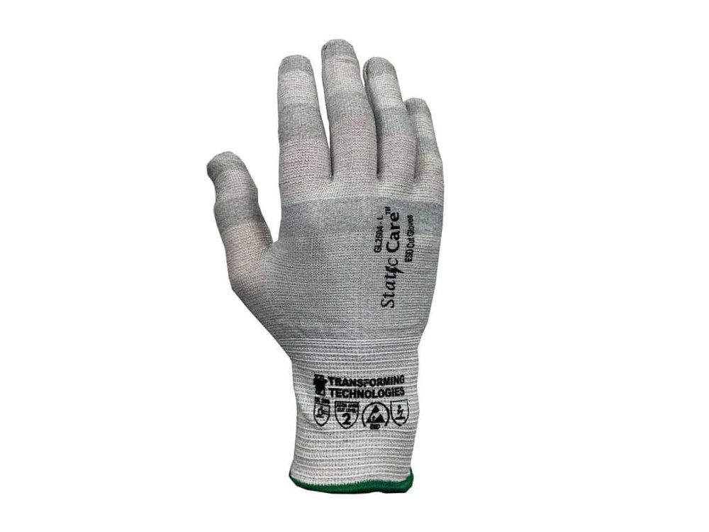 Transforming Technologies GL2502 - ESD Cut Resistant Gloves, Uncoated, S, Pack