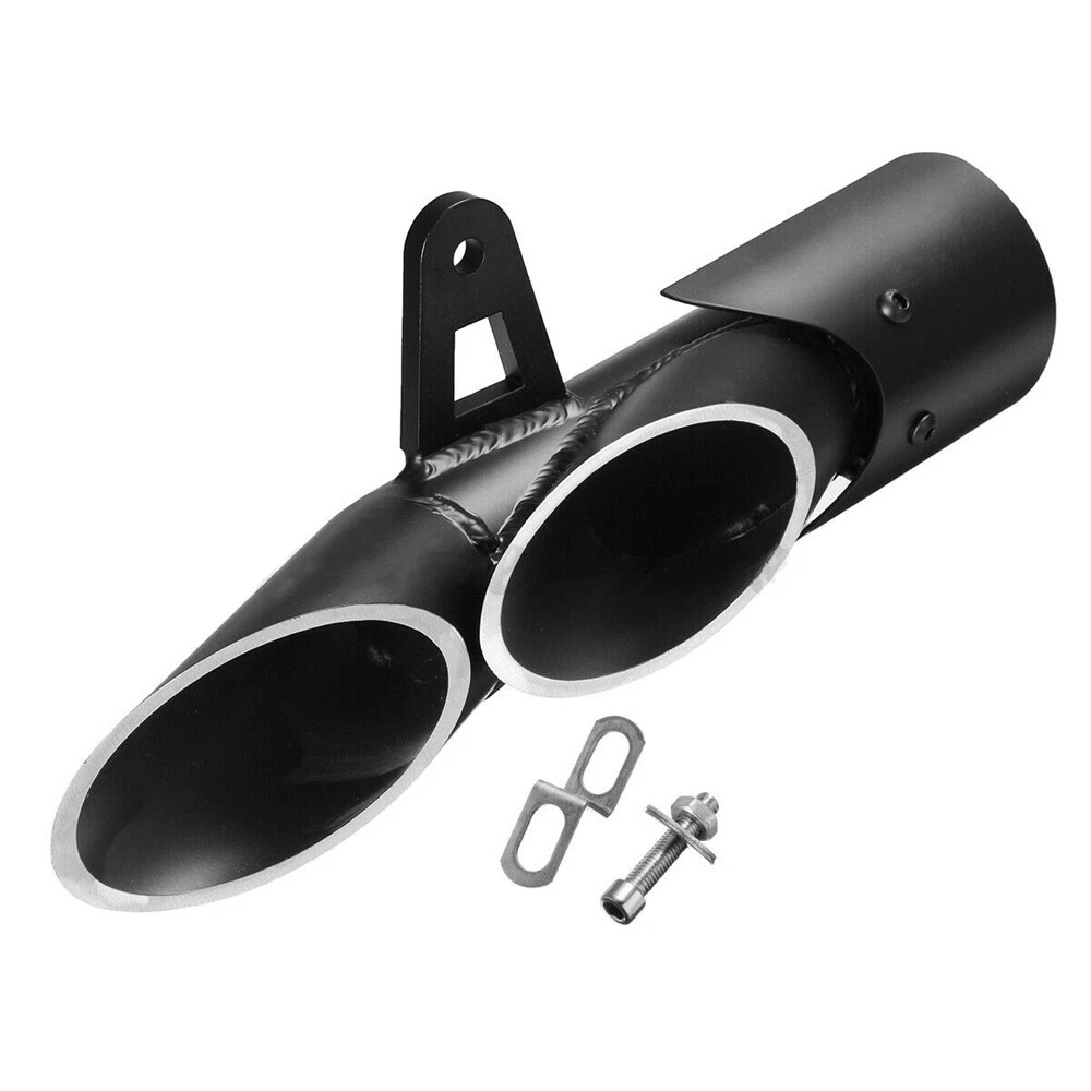 For Yamaha YZF R6 2006-2020 Full System Exhaust Tips Black/Silver Header Pipe