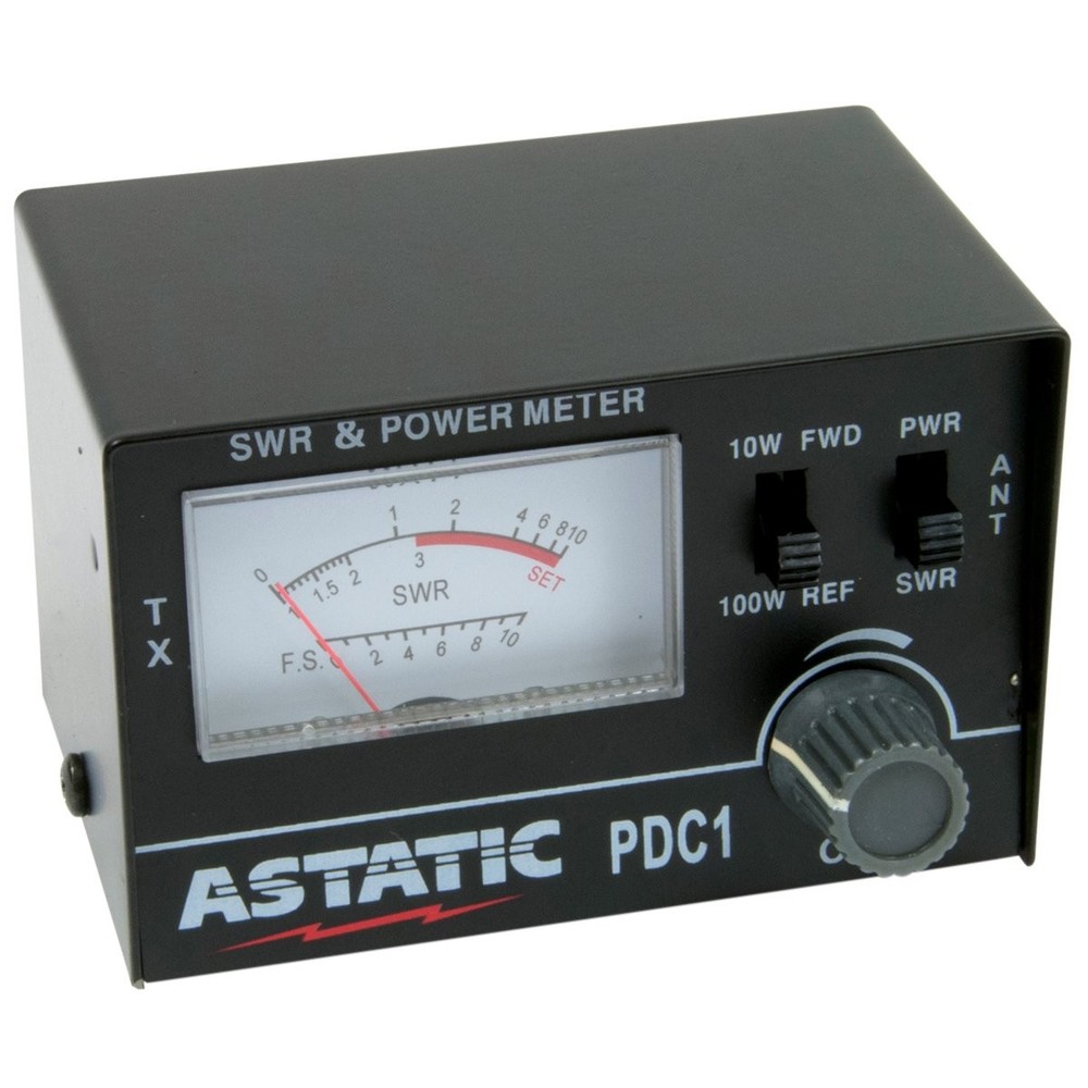 Astatic PDC1 100 Watt SWR Meter Black