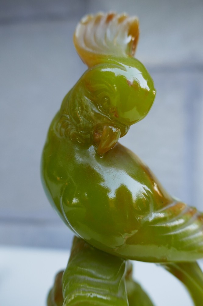 Resin parrot 1960 - Bird - shipping include