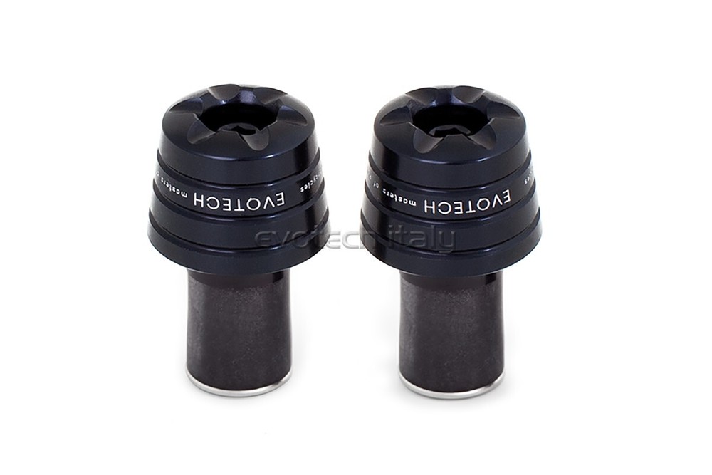 EVOTECH COUNTERWEIGHTS BARBELLS HANDLEBAR BLACK MV AGUSTA BRUTALE 675 2012-2016