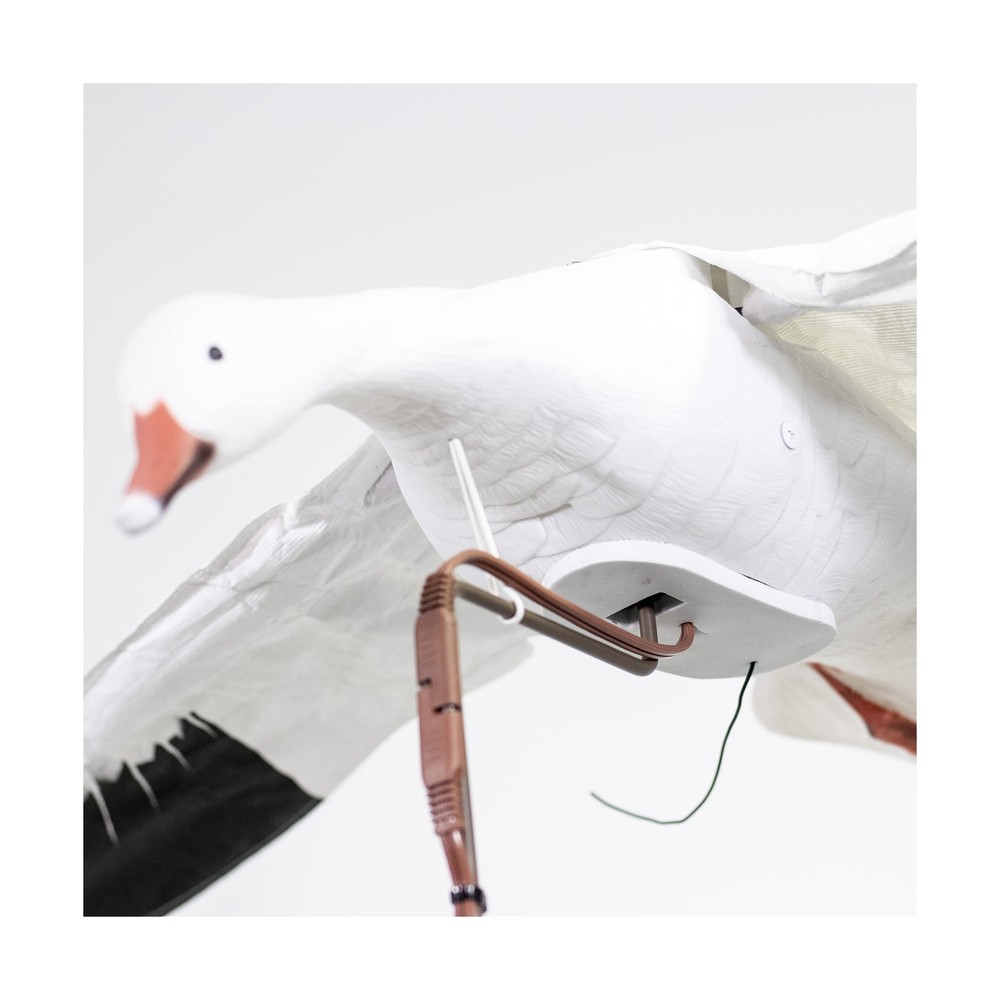 Higdon Outdoors Clone Snow Goose Flapping Motion Decoy with Adjustable Wing S...