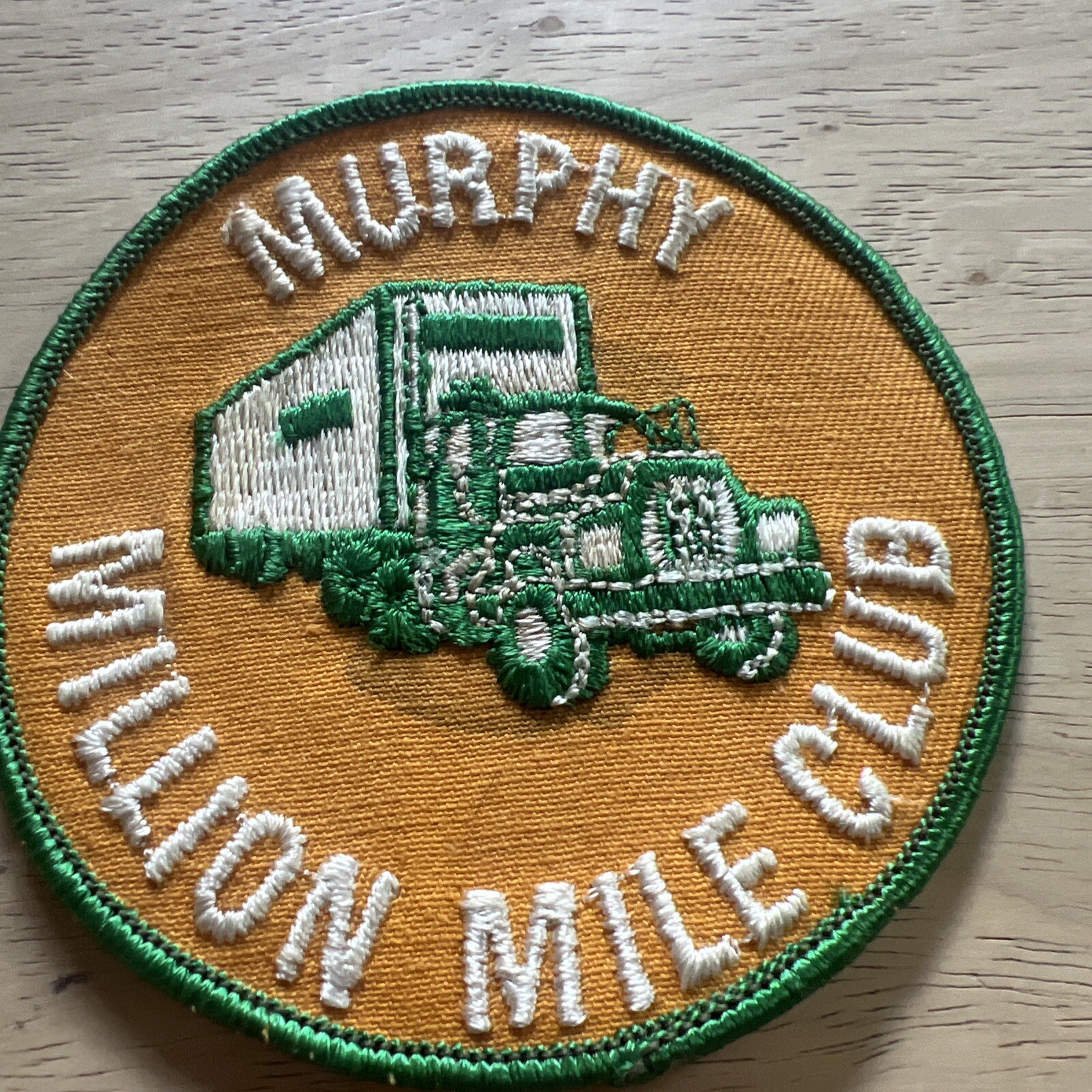 Vintage MURPHY Mile Million Mile Club Patch 3.5”