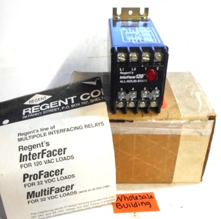 REGENTS, INTERFACER 120 SOLID-STATE RELAY, MULTIPOLE, 120VAC