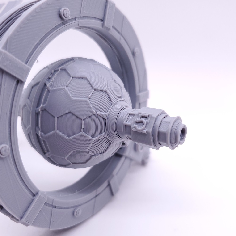 Thunderbird 5 - 3", 6", 9" or 12" Model - Custom Spaceship Sci-fi Model Kit