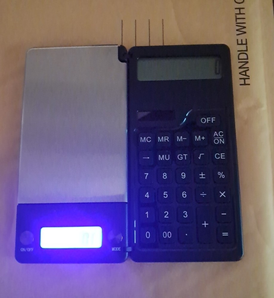 Portable Digital Scale With Calulator 36oz max Compact Nice Tested