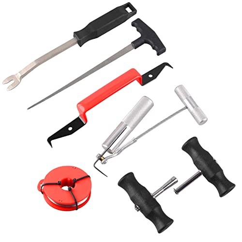 7pc Classic Vintage Car Molded Windshield Remover Windscreen Removal Tool Kit