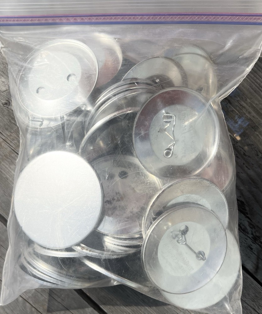 Badge A Minit 2 1/4” Front & Back Button Parts