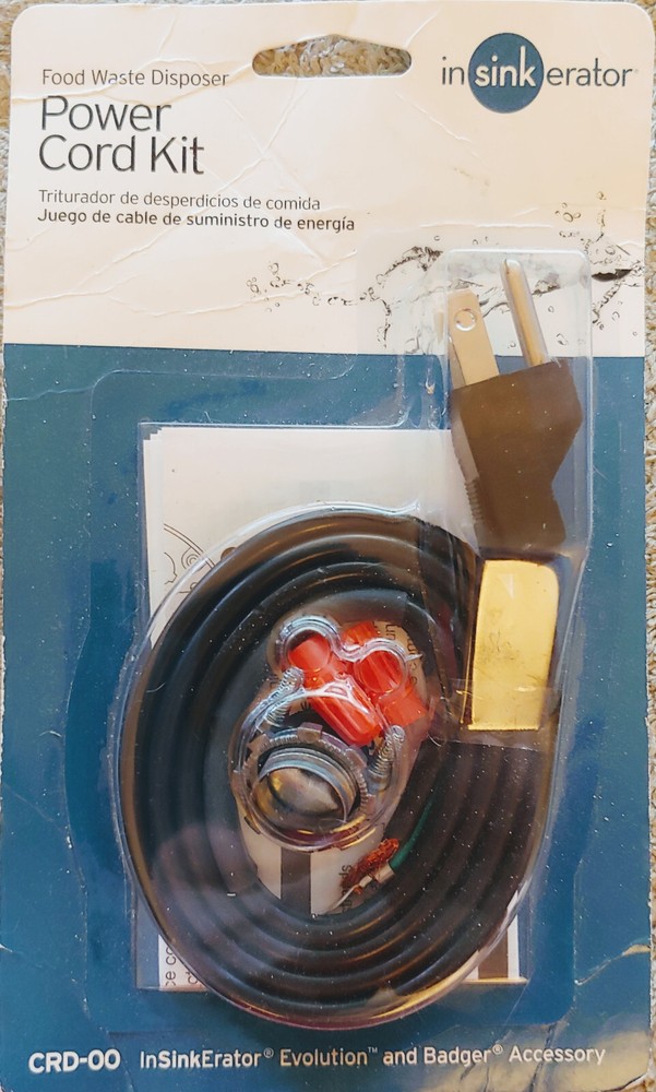NEW InSinkErator CRD-00 Power Cord Accessory Kit