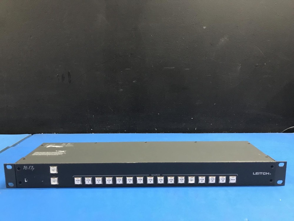 Leitch RCP-16X1P 16x1p Programmable Pushbutton Remote Panel