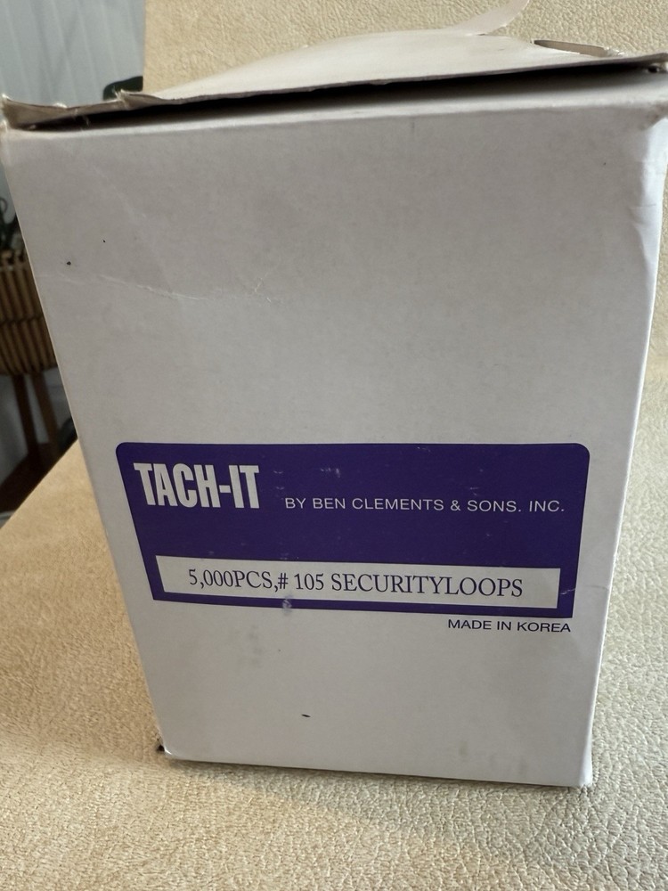 Tach-It 5000~ Piece #105 Security Loops(Open Box)