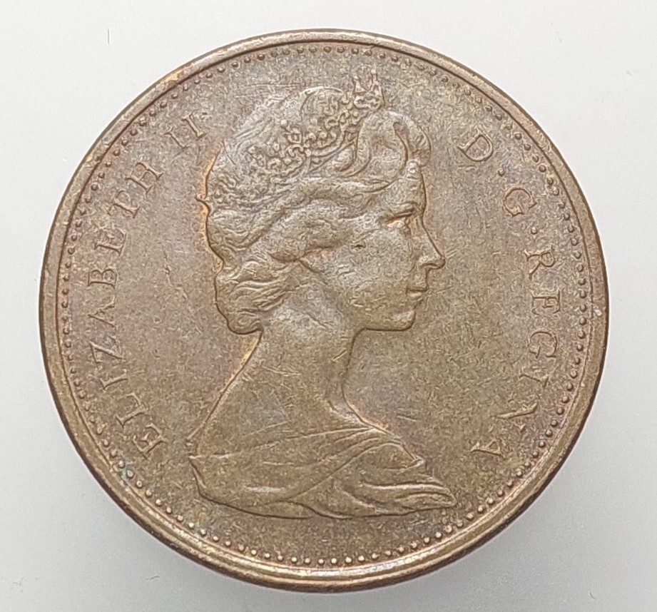 Canada 1 Cent 1976 Bronze Coin Elizabeth II D475