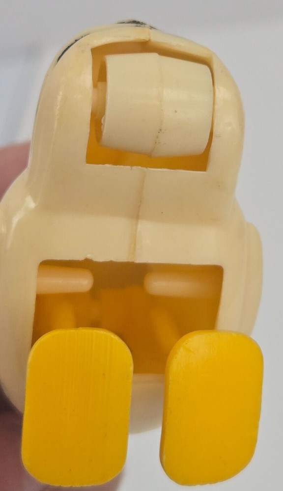 Antique Plastic Self Gravity Walking And Pull Toy Duck 1950's