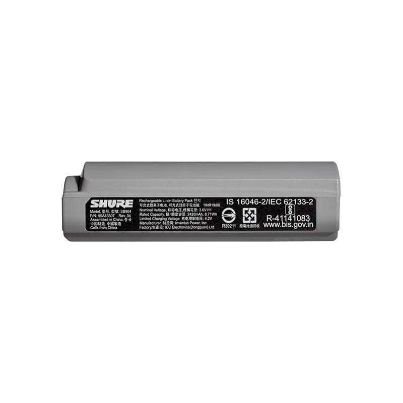 Shure SB904 Lithium-Ion Rechargeable Battery for GLXD+ Systems