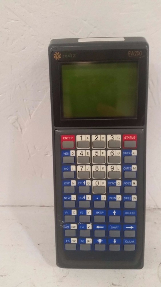 Radix FW200 water meter reading equipment Rugged handheld computer