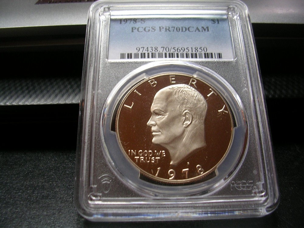 1978-S Eisenhower $1 Ike Proof Dollar  PCGS PR70 DCAM