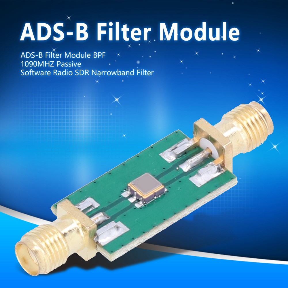 ADSB Filter Module 1090MHZ SDR Narrowband 1.6mm Thick PCB Component Tools Part