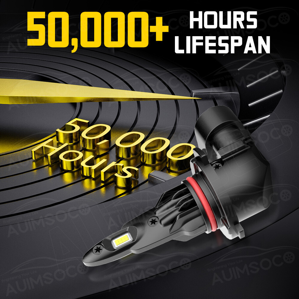 9012 LED Headlight Bulb Kit High Low Beam 6600000LM Super Bright 6500K White