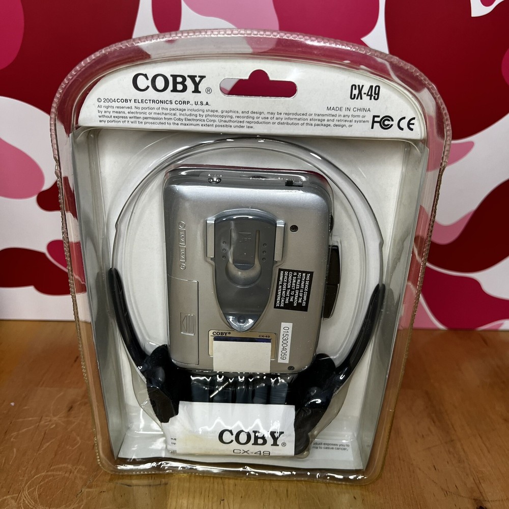 Coby Am/Fm Stereo Cassette Player New
