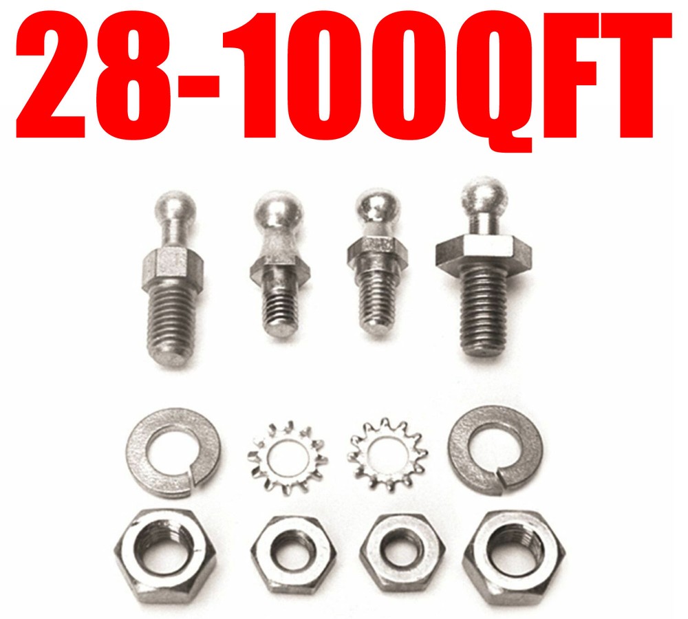 Quick Fuel 28-100QFT Holley Carburetor Throttle Cable Stud Assortment Ford Chevy