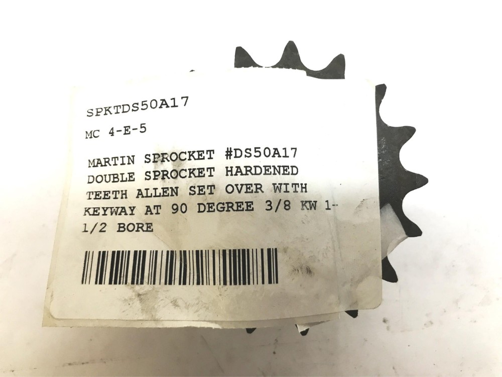 Martin 17-Tooth Roller Chain Sprocket DS50A17 NOS