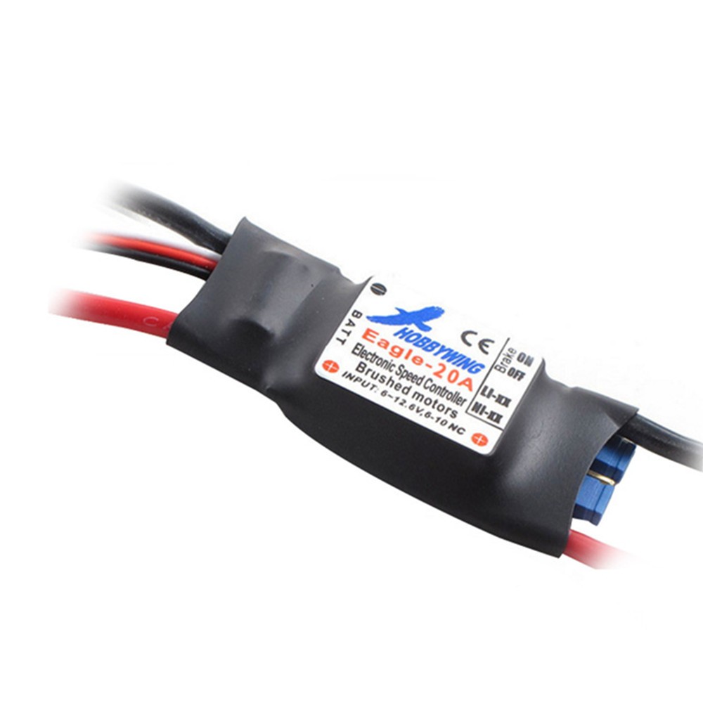 20A RC Airplane Plane Speed Controller ESC Brushed Motor For Hobbywing Eagle