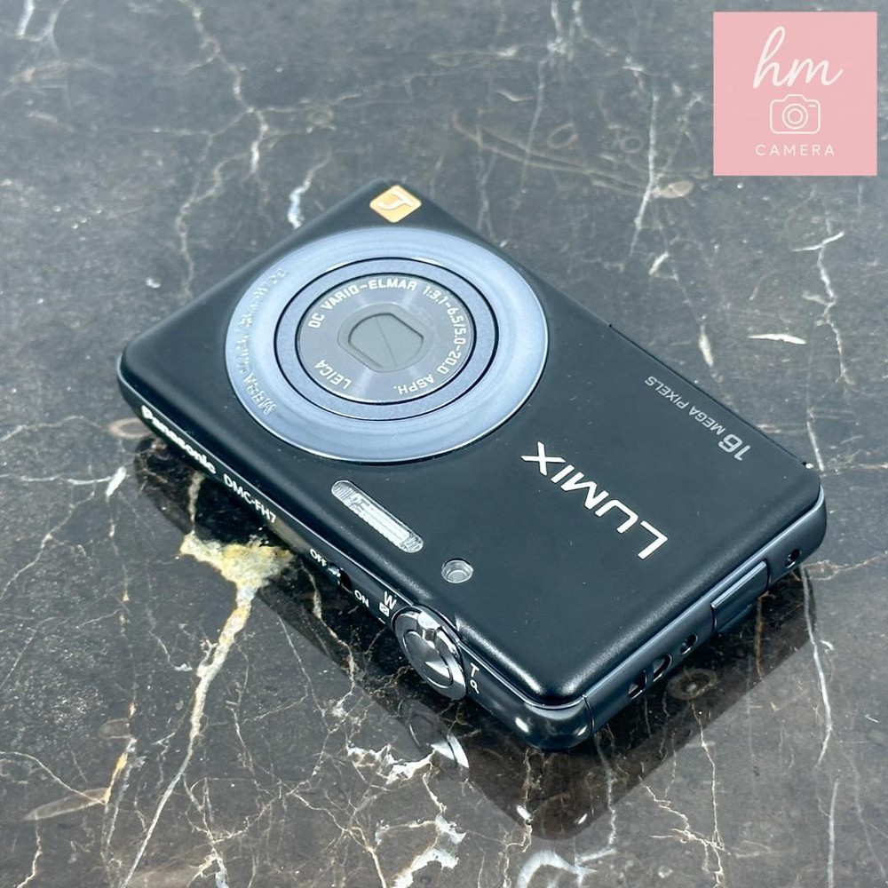 Panasonic DMC FH7 Black Digital Camera Compact Camera Excellent Condition