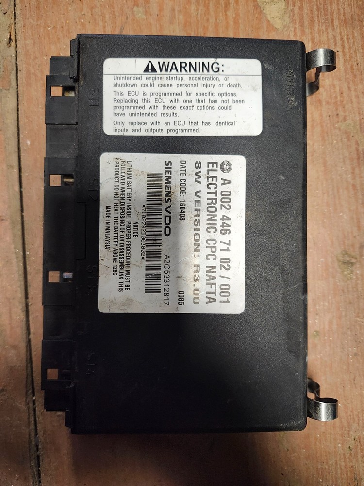 Sterling Mercedes OM460 DPF Common Powertrain Control Module A0024467102