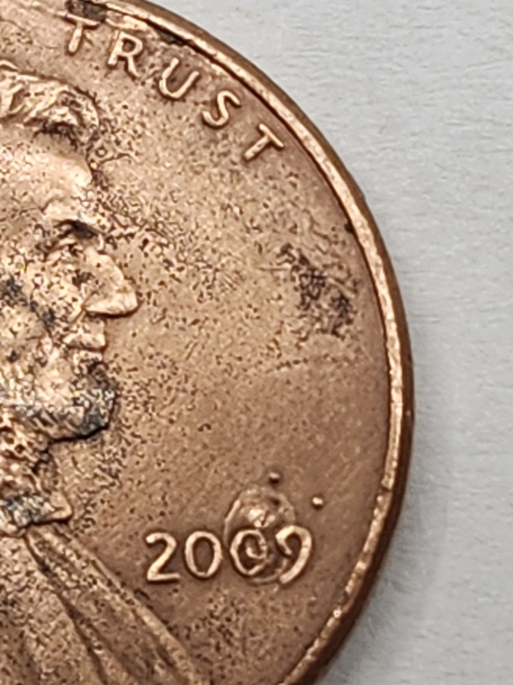 2009 Lincoln Bicentennial Cent – “Prof. Life” – Error Die – No Mint Mark Cleaned