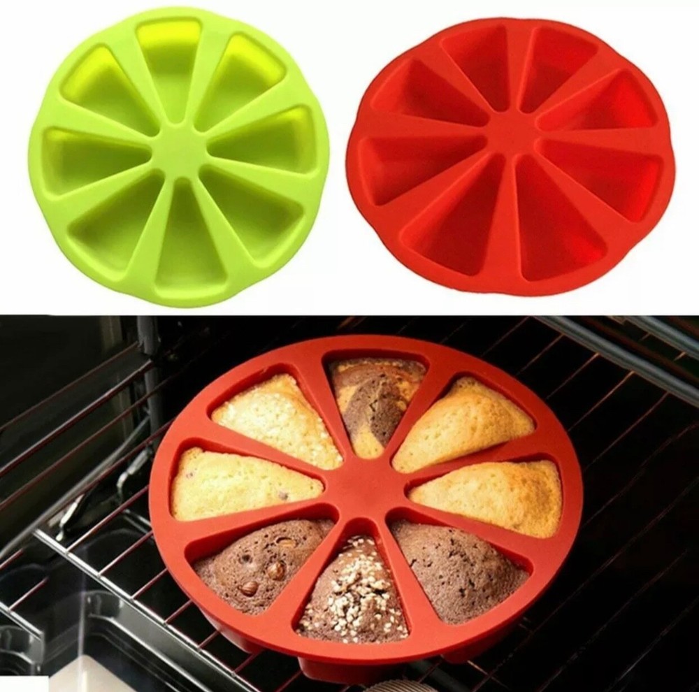 Baking Silicone Mold 8 Points Scone Cake Cupcake Bakeware