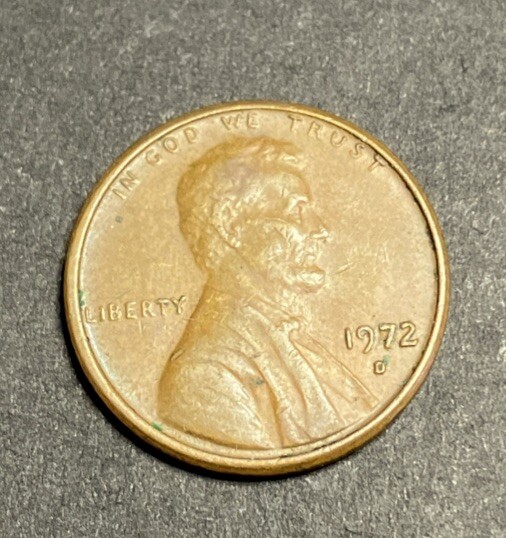 1972 d Lincoln penny