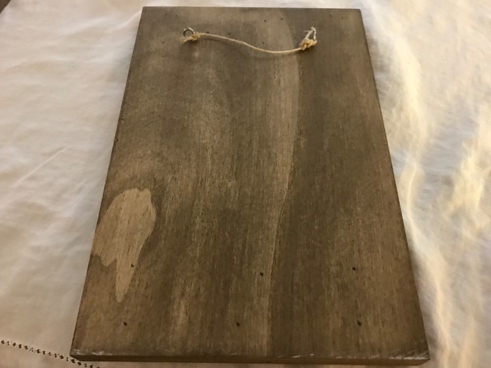 mid century modern signed tile art pottery plaque trees leaves abstract unknown