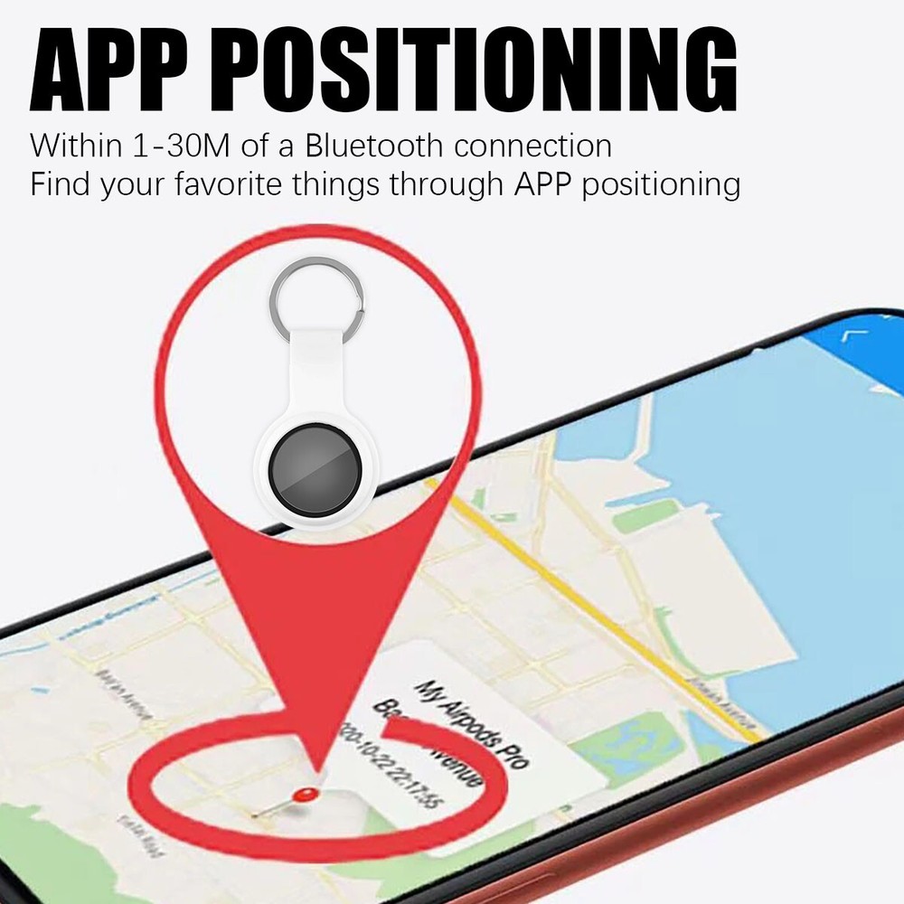 2 Pcs Smart Anti-Lost Gps Bluetooth Tracking for Keys/kids ios & Android Support
