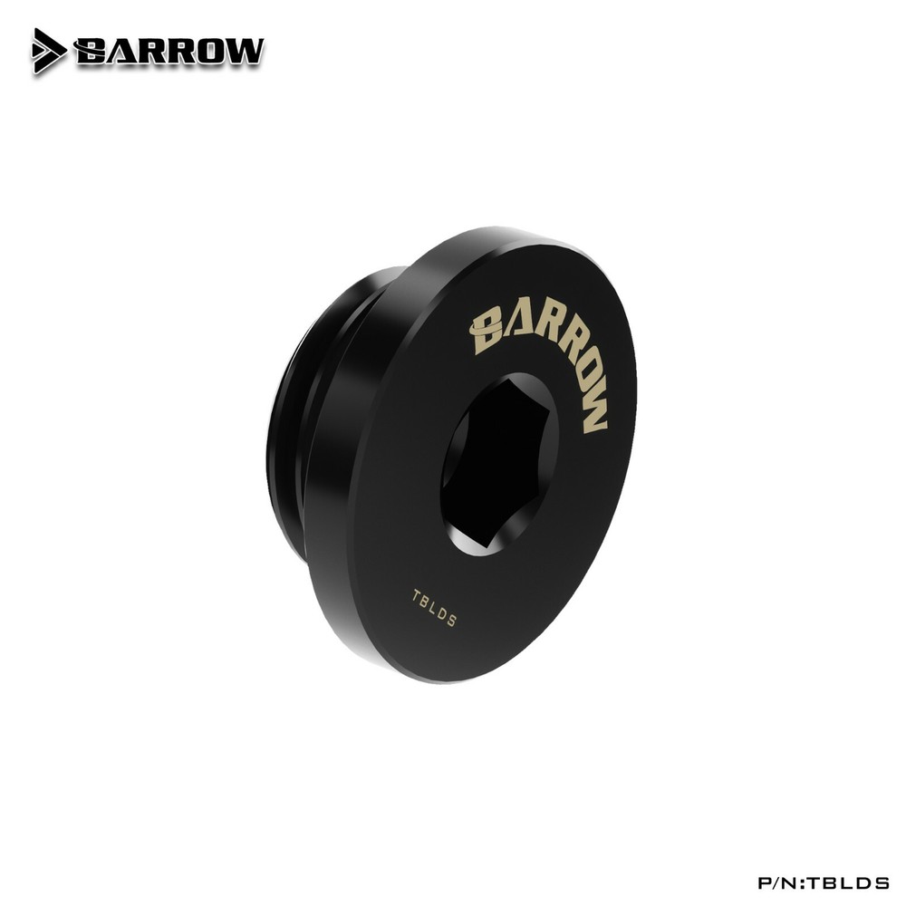 Barrow G1/4" Thin Stop Plug Fitting Low Profile Internal Hex Socket TBLDS
