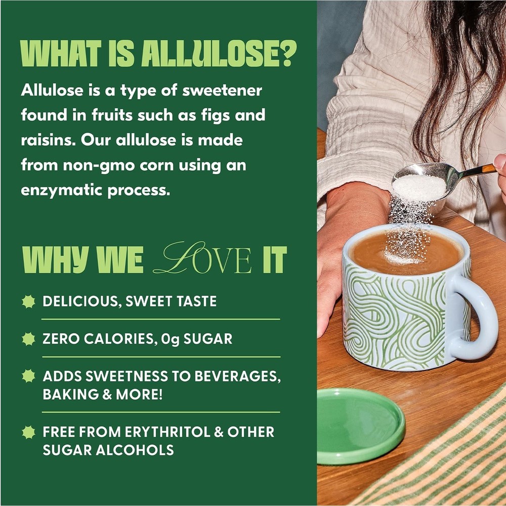 Whole Earth Stevia, Monk Fruit & Allulose 40ct Packets, Zero Calorie Sugar