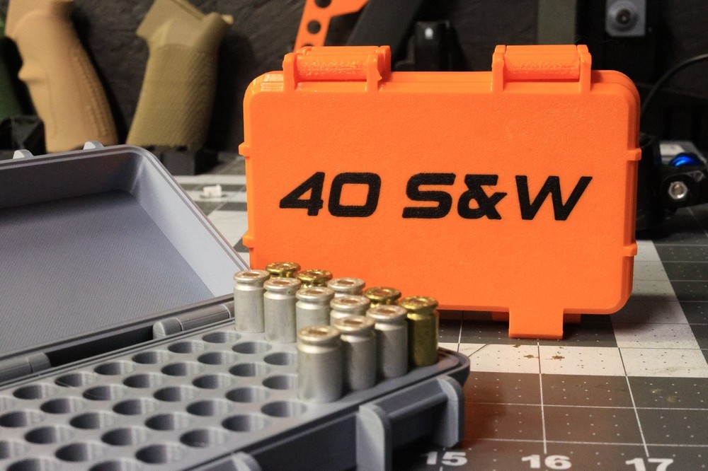 3D Printed 9mm 50-Round Ammo Box