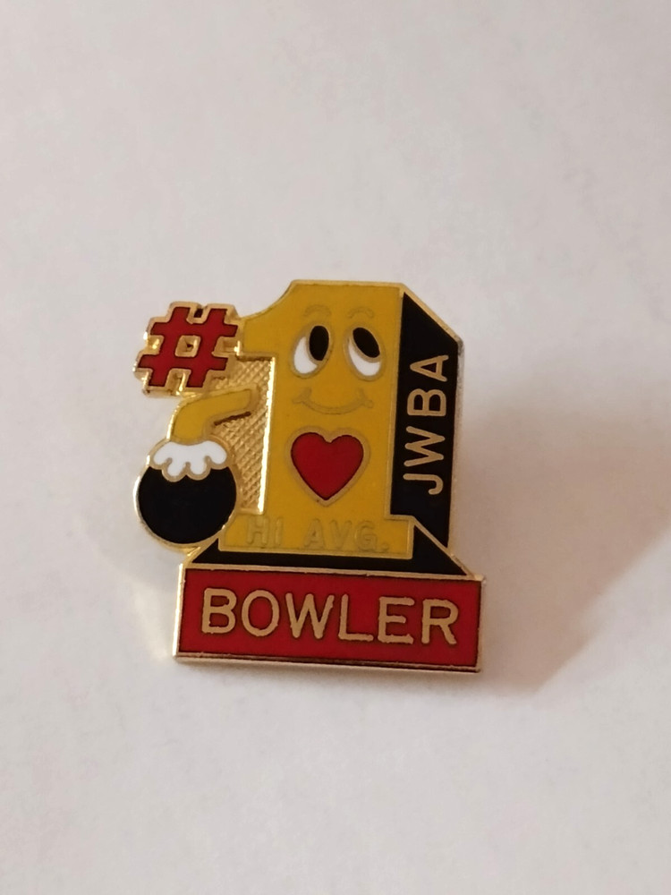 #1 Bowler JWBA Award Lapel Pin