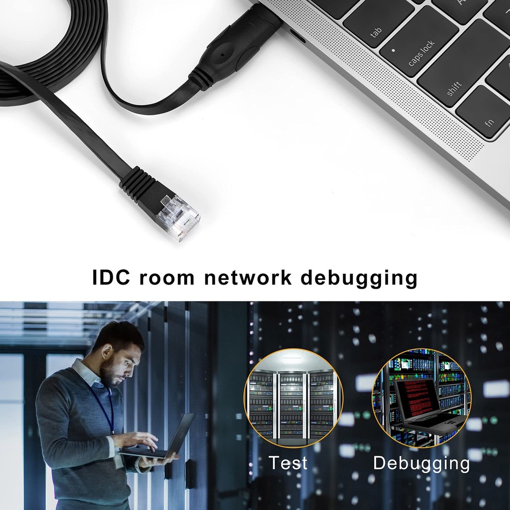 CableCreation USB Console Cable 6 FT to RJ45 Serial Adapter 6 FT, Black