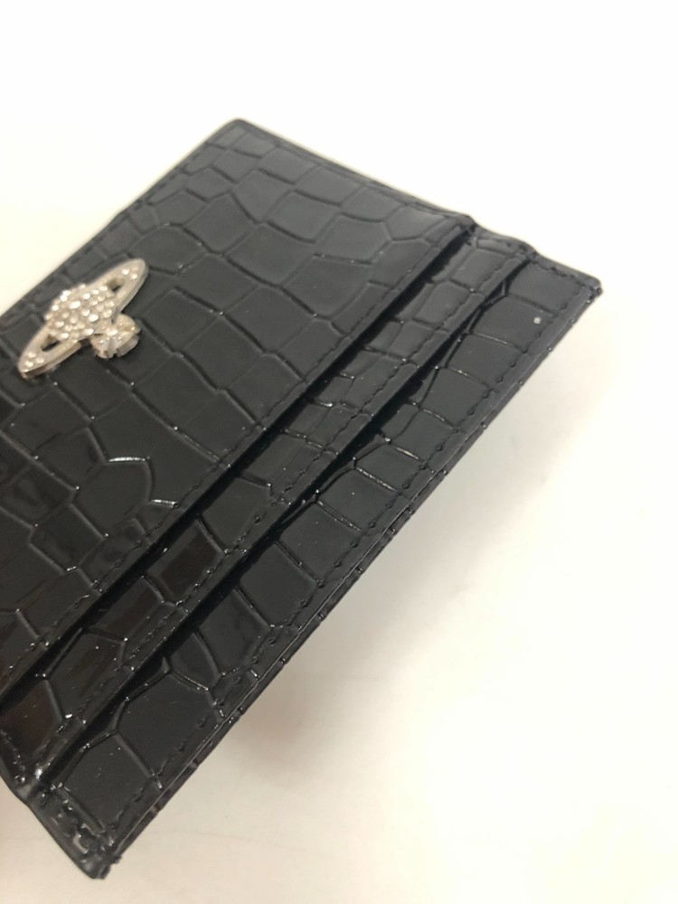 Black Card Holder Wallet Unisex