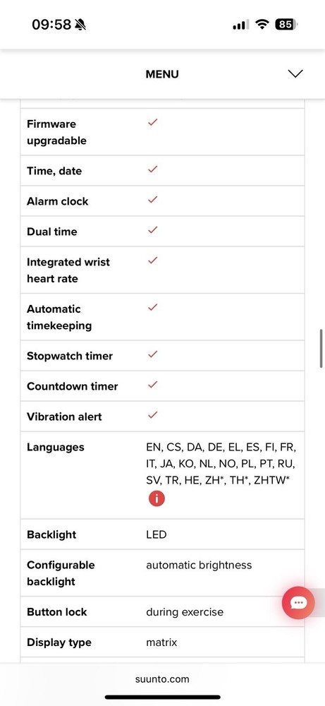 Suunto 9 Peak Smartwatch